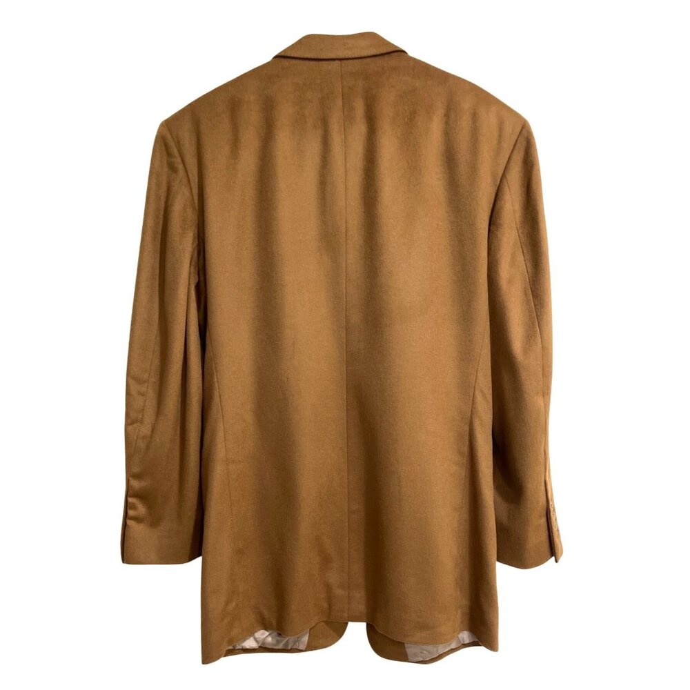 Pashima Alashan Pure Mongolian Cashmere Mens Blazer Jacket Size 42 - Picture 2 of 7